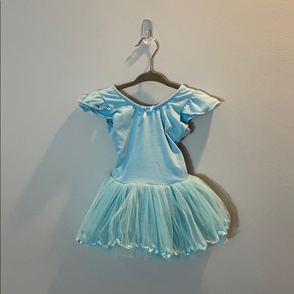 Toddler girl skirted leotard ballet dress